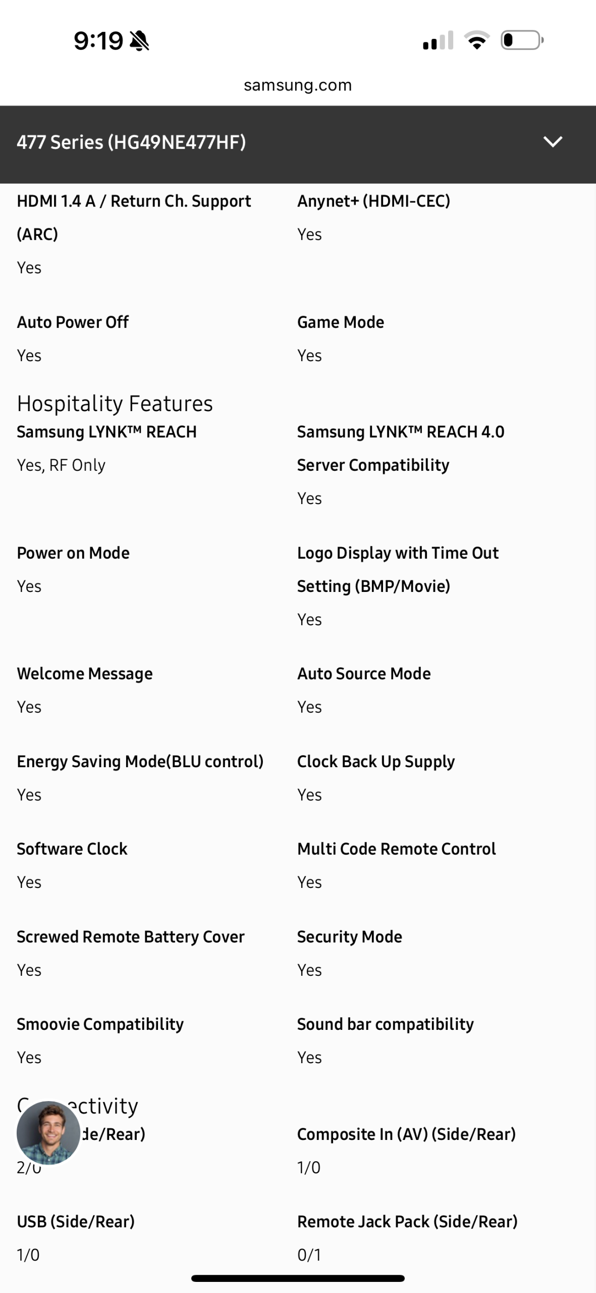 SAMSUNG PRO IDIOM (2018) 49" SOLD OUT - Image 2