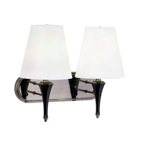 ANTIQUE BRASS DOUBLE SCONCE QTY 392